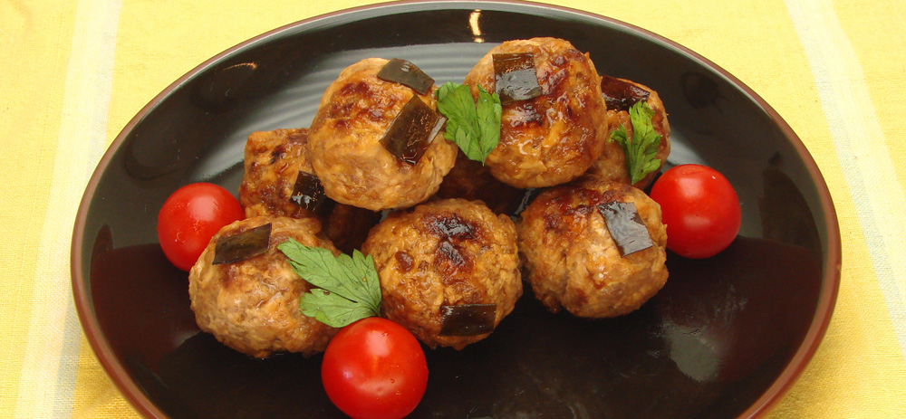 Kombu Tsukune (Kombu Meatball)