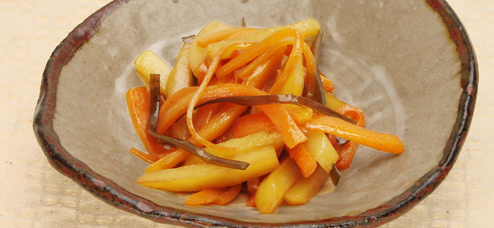 Zesty Teriyaki Kombu and Carrots